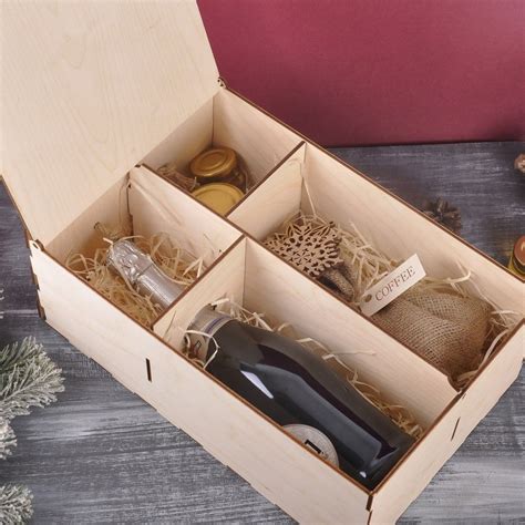 ДЕРЕВ'ЯНА КОРОБКА ПІД АЛКОГОЛЬ AL110 | Event card, Gifts, Gift box