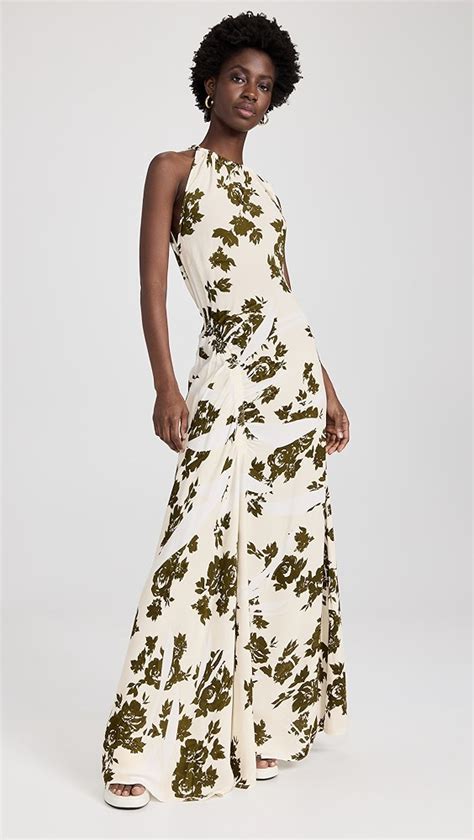 Proenza Schouler Floral Garment Printed Dress Shopbop