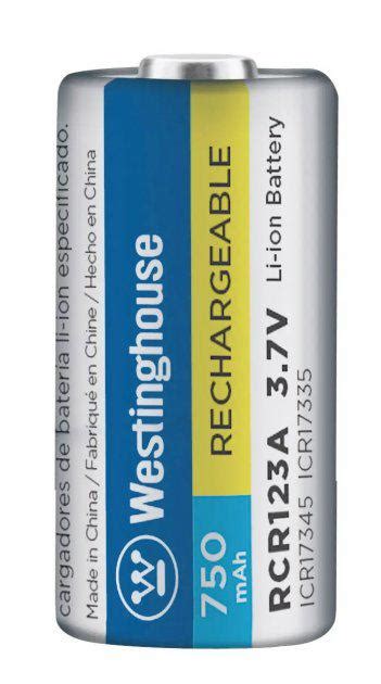 ᐉ Аккумулятор Westinghouse RCR123A 16340 3 7V 750 mAh Li ion