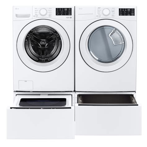 Lg 6 Motion Technology 5 Cu Ft Stackable Front Load Washer White