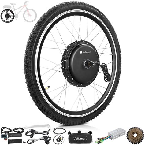 Buy Voilamart 26 Electric Bicycle Conversion Kit 48v 1000w Ebike 100mm Front Hub Motor Wheel