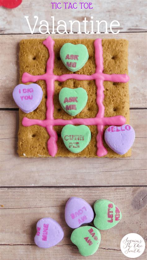 Tic Tac Toe Valentine Craft Treat