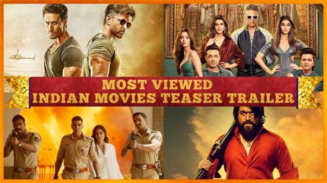 Top 10 Most Viewed Indian Movies Teaser Trailer On Youtube Of All