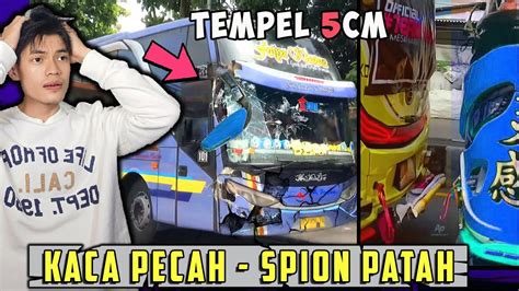 Ketika Bus Coba Tempel Cm Reaksen Youtube