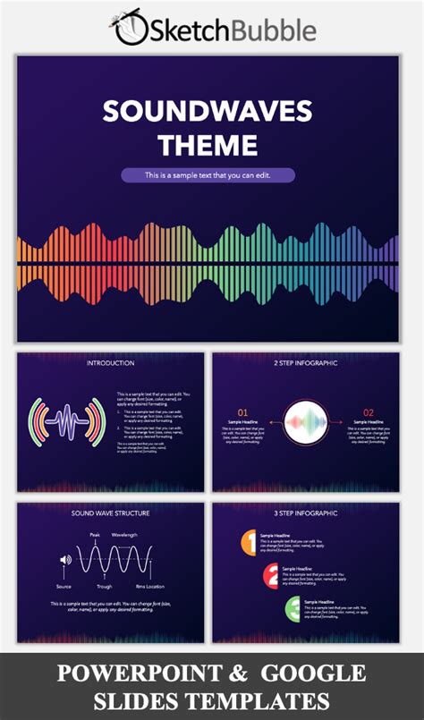 Sound Waves Ppt Types Of Sound Themes Free Powerpoint Slide Sound