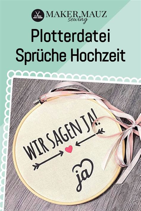 Plotterdatei Hochzeits Sprüche für tolle Geschenkideen zur Hochzeit