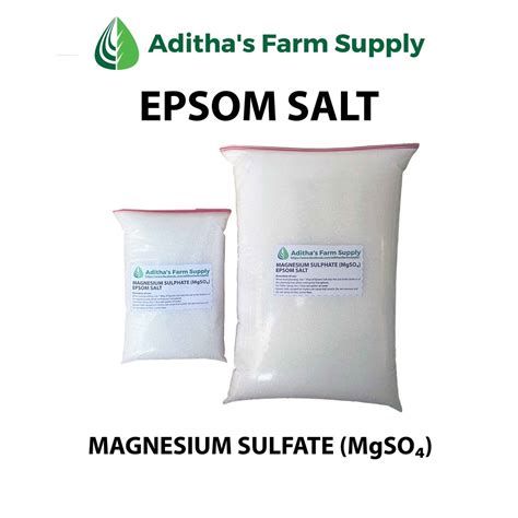 200grams 1kg Premium Quality Epsom Salt Magnesium Sulfate Sulphate Mgso4 Shopee Philippines