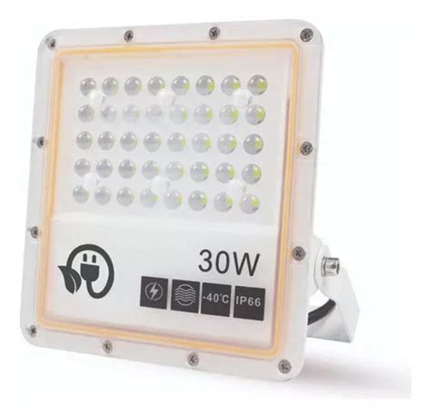 Reflector Led De 30w Duraled Multivoltaje Luz Blanca 6500k MercadoLibre