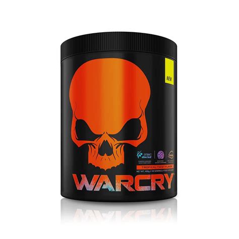 Pre Workout Warcry Tropical Twist Flavour 400 G Genius Nu Farmacia