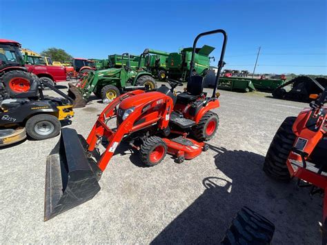 Sold Gs2410 Kioti Tractor Sl2410 Loader Mower Tractors With 827 Hrs