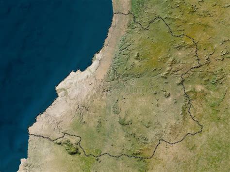 Benguela Angola Low Res Satellite No Legend Stock Photo Image Of