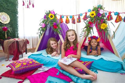 Karas Party Ideas Bohemian Sleepover Birthday Party Karas Party Ideas