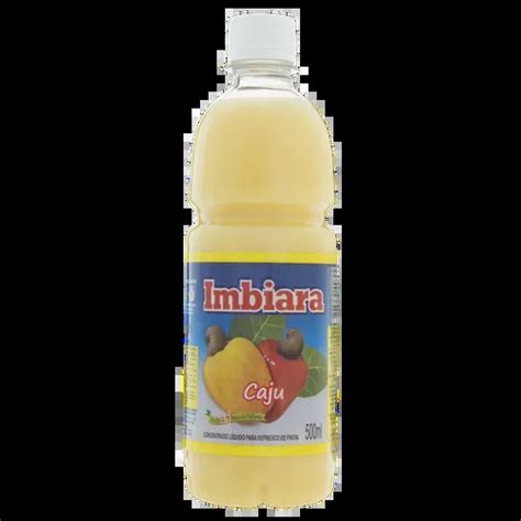 Suco Concentrado De Caju Imbiara Garrafa 500ml