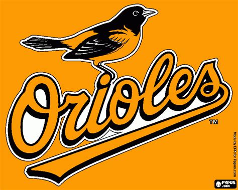 Orioles Coloring Page Printable Orioles