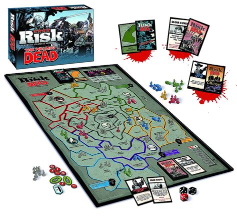 Buy Boardgames The Walking Dead Board Game Risk English Version