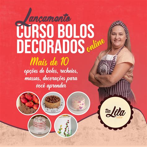 Curso Bolos Decorados Tialilacake Hotmart