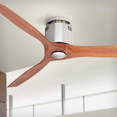 52 Casa Windspun Walnut Nickel Dc Hugger Ceiling Fan With Remote