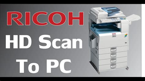 Ricoh Copiers Scan To Pc Youtube