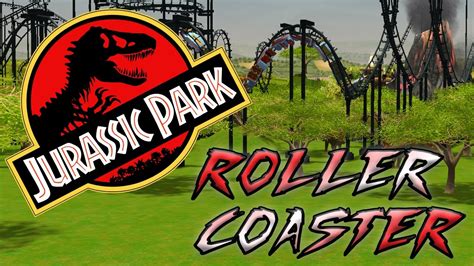 Rct Jurassic Park Roller Coaster Corkscrew Coaster Youtube