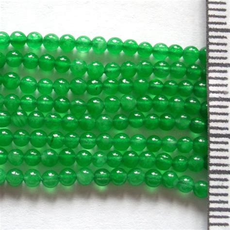 Jade Dyed Green Round Mm Ilona Biggins Beads Pearls