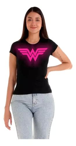 Playera Mujer Maravilla Wonder Woman Brilla En La Obscuridad Meses