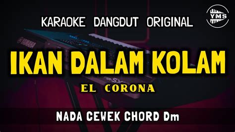 Ikan Dalam Kolam El Corona Karaoke Dangdut Original Nada Cewek