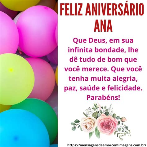 Parabens Ana Mensagem Feliz Aniversario Ana