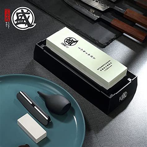 Mitsumoto Sakari Japanese Sharpening Stone Whetstone Set