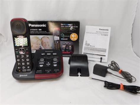 Panasonic Amplified Cordless Phone With Slow Talk Kx Tgm B