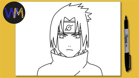 Como Dibujar A Sasuke Uchiha Sasuke Ni O Facil Y Rapido C Mo