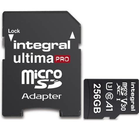 Integral 256GB UltimaPRO V30 Premium Micro SD Card SDXC UHS I U3