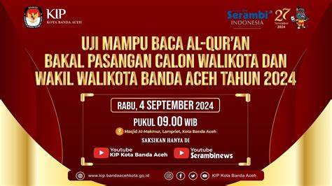 Full Uji Mampu Baca Alquran Bakal Calon Walikota Dan Wakil Walikota