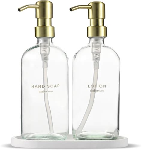 Maisonovo Hand Soap And Lotion Dispenser Set 169 Fl Oz