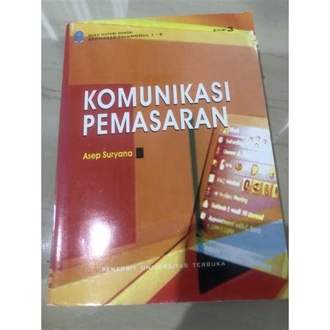 Jual Modul Ut Skom Komunikasi Pemasaran Shopee Indonesia