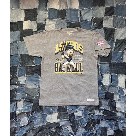 Mitchell Ness Astros Jeff Bagwell Mitchell Ness T Shirt Grailed