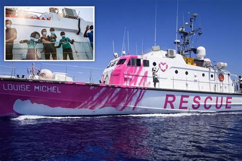 Banksy S Migrant Rescue Boat Stranded At Sea With One Dead On Board After Becoming Overloaded