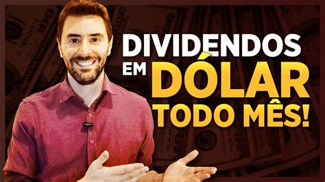 DIVIDENDOS EM DÓLAR 4 ações e REITs pagadores de dividendos YouTube