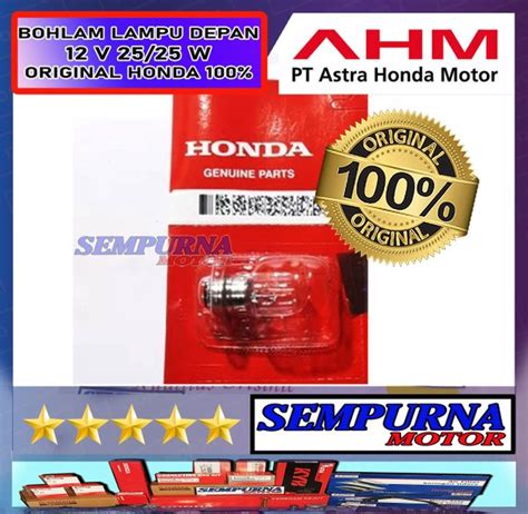 Jual Bohlam Lampu Depan V W Original Honda Ahm Kfv B Di