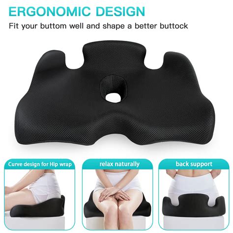 Snapklik Benazcap Large Memory Seat Cushion For Office Chair