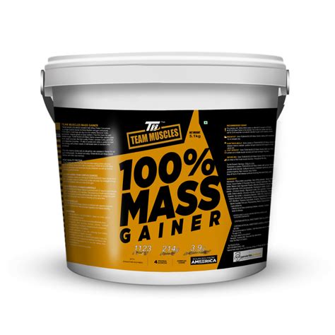 TM 100 Mass Gainer Chocolate 5Kg Weight Gainer Bulk Gainer Lean