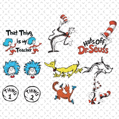 Dr Seuss Svg Bundle Dr Seuss Svg Dr Seuss Vector Dr Seuss Inspire