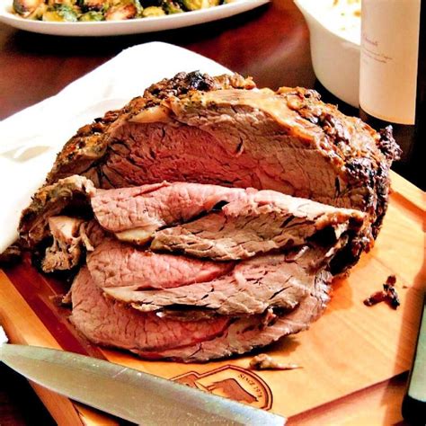 Boneless Rib Roast With Roasted Garlic And Herbs Bobbis Kozy Kitchen