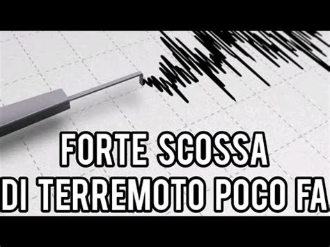 1 Secondo Fa Grande Paura Un Fortissimo Terremoto Ha Colpito LItalia