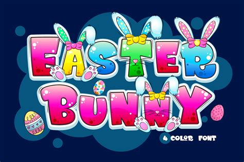 Easter Bunny Font By Bb Type Studios · Creative Fabrica