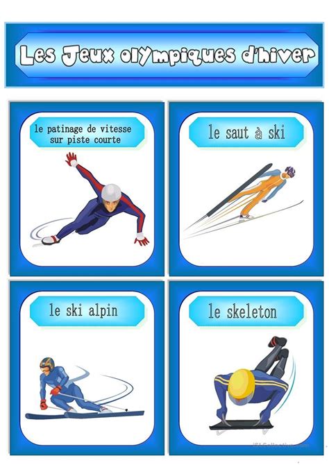 Les jeux olympiques d hiver – Artofit