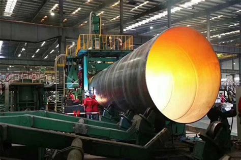 Large Diameter Spiral Welded Steel Pipe Black SSAW Ms Carbon Pipe For