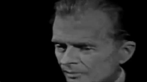 Aldous Huxley Interviewed By Mike Wallace 1958 Excerpt YouTube