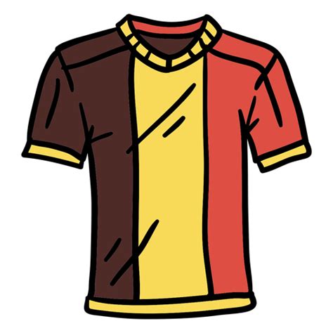 Diseño Png Y Svg De Camiseta Belga Dibujada A Mano Para Camisetas