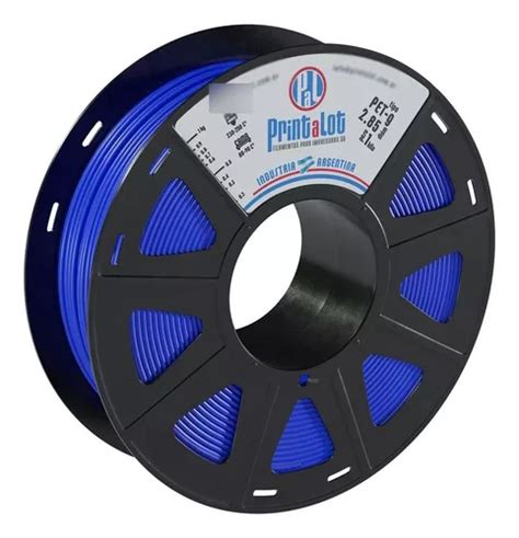 Filamento Para Impresoras D Petg X Kg Mm Printalot Color Azul