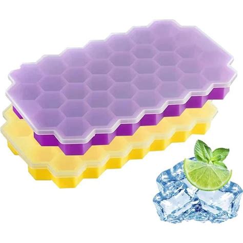 Bac Gla Ons En Silicone Pcs Moules Gla Ons De Hexagonal Blocs